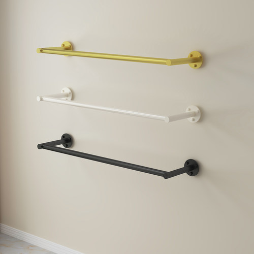 女装店上墙服装展示架壁挂式童装专用挂衣杆阳台侧挂衣服架子吊杆