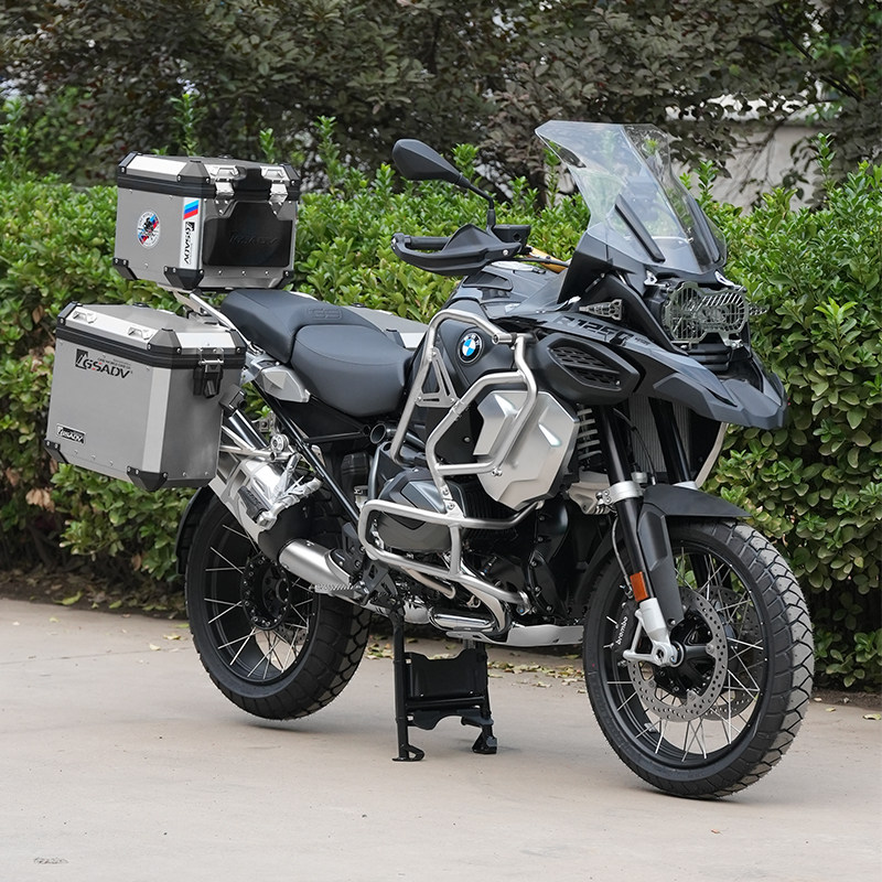适用新款宝马r1250adv三箱边箱gsadv冒险改装摩托车侧箱尾箱铝箱