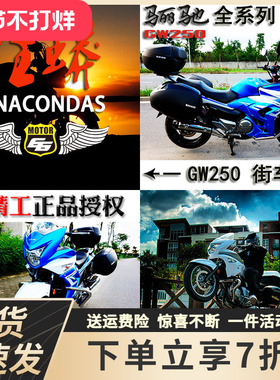 66精工适用于铃木国四GW250保险杠GW250F前护杠防摔杆不锈钢改装