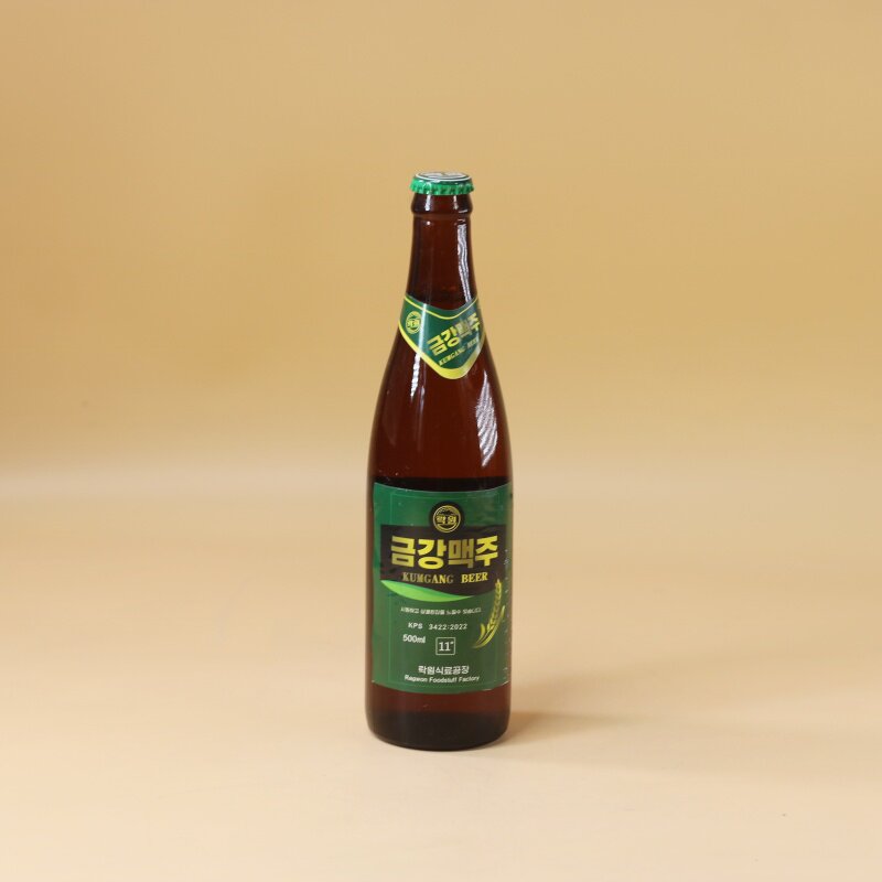 朝鲜原装进口金刚啤酒丹东旅游特产纪念品平壤鸭绿江胜大同江龙城