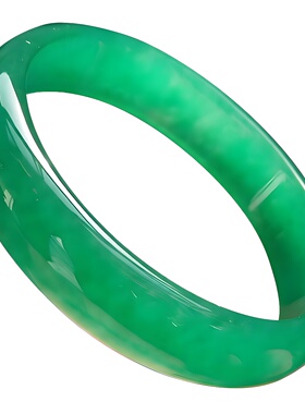 冰种独龙玉手镯蓝水天青冻鸡油黄帝王绿翡翠复古国风冰种玉石