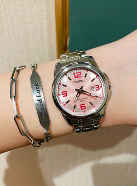 卡西欧手表女学生碎碎冰防水石英表盘LTP-1314D-5A  1241 VD007