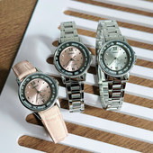 1391D 简约钢带时尚 7A石英表 镶水钻手表女 CASIO卡西欧LTP