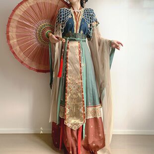 魏晋风神仙服复原汉服女改良传统服饰套装