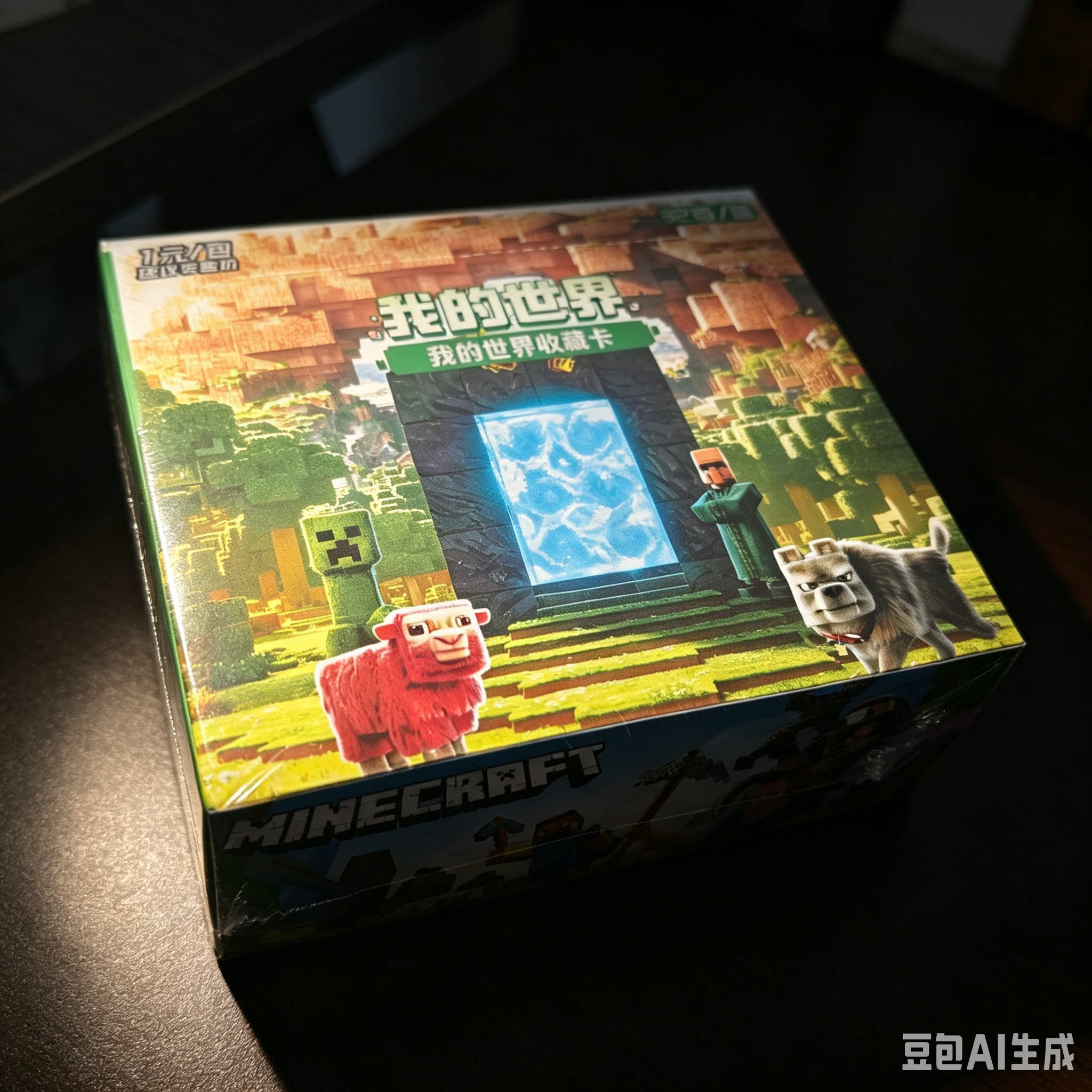 我的世界全新未拆封收藏卡牌