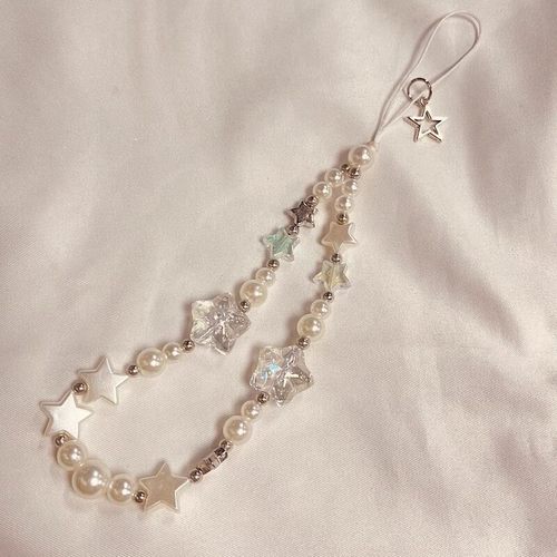 星星链条手机diy通用ins风挂件挂饰ccd挂绳串珠手机链相机少女心