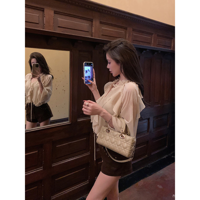 【Aurora佩茨少女】Ch1oé典藏系”定染艺术品“荷叶边上衣&短裤