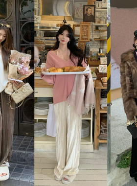 现货【row系钻石丝绒裤】甄选真丝丝绒 Casual秋冬3.0天花板长裤