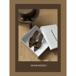 Momoshero【古早“GZ鞋”】进阶版“步步稳!”磨砂牛皮韩女高跟鞋