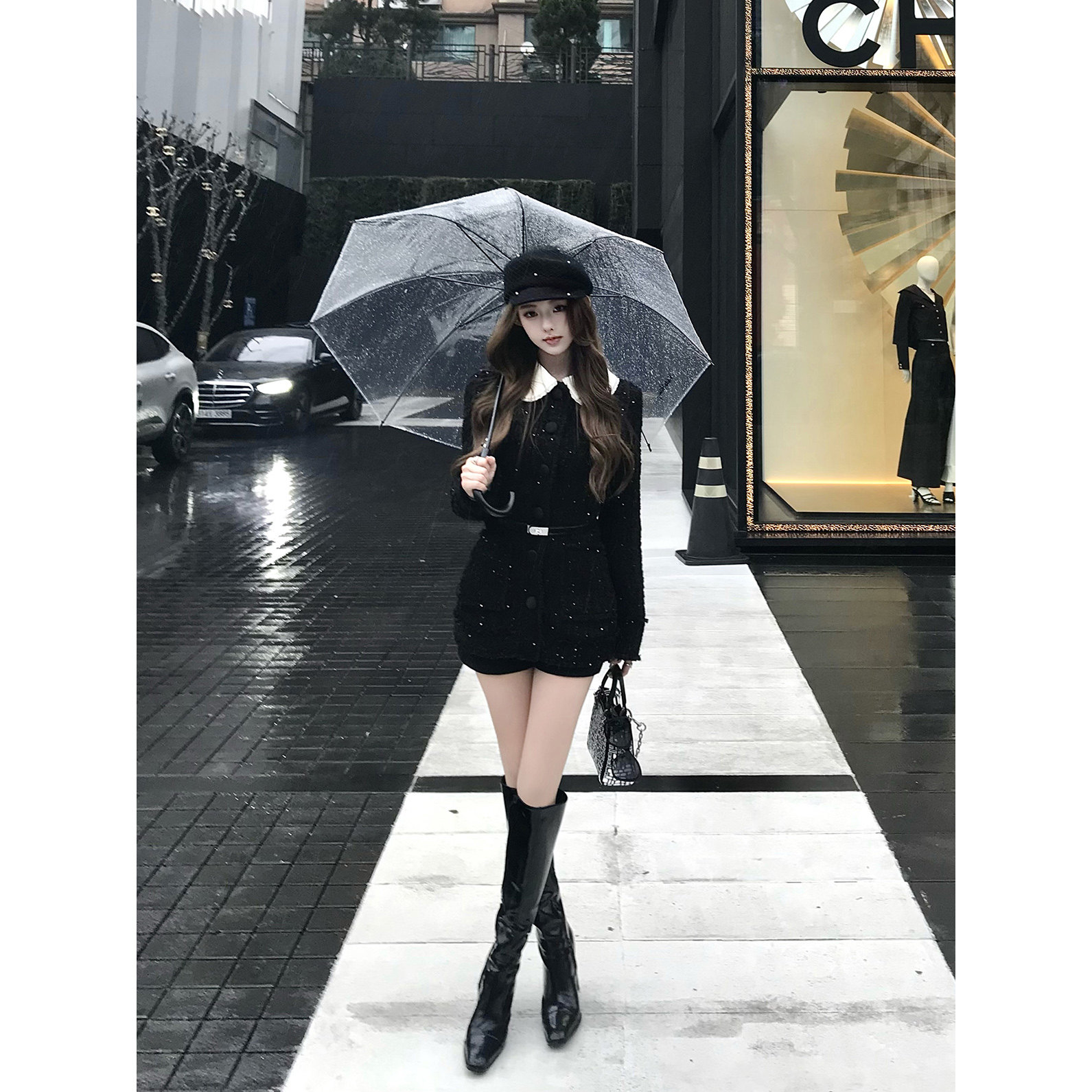 Momoshero【繁星赫本】掐腰版“小香千金美学！”羊毛纽扣式外套,女装/女士精品,短外套,淘宝优惠券,粉丝福利购,淘宝优惠卷