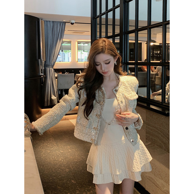 现货【Resort伯德小姐】doll千金小富女rich高定小香外套/连衣裙