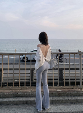 限量新色【formal一脚蹬卫裤】三季推！精梳棉高支高弹微喇长裤