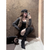 大毛领抽绳外套&毛织背心&DV裙裤 现货 古早Kendall