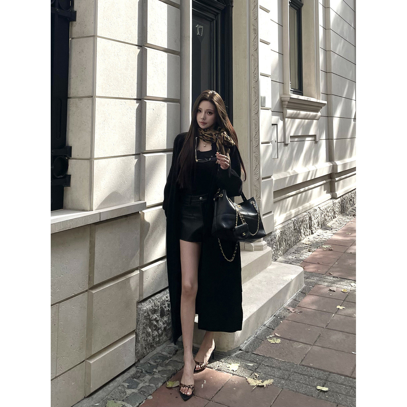 【Seoul南韩姐姐】温柔系Knitwear 100wool外套&磨毛T&摩登短裤