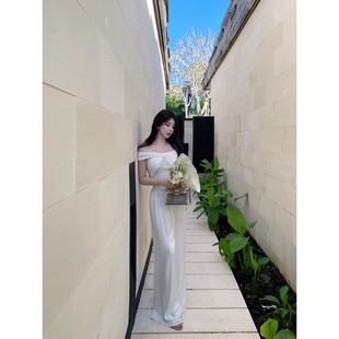 现货【冰点滑滑裤】新质感！今夏半永久仿醋酸光泽感松紧腰垂垂裤