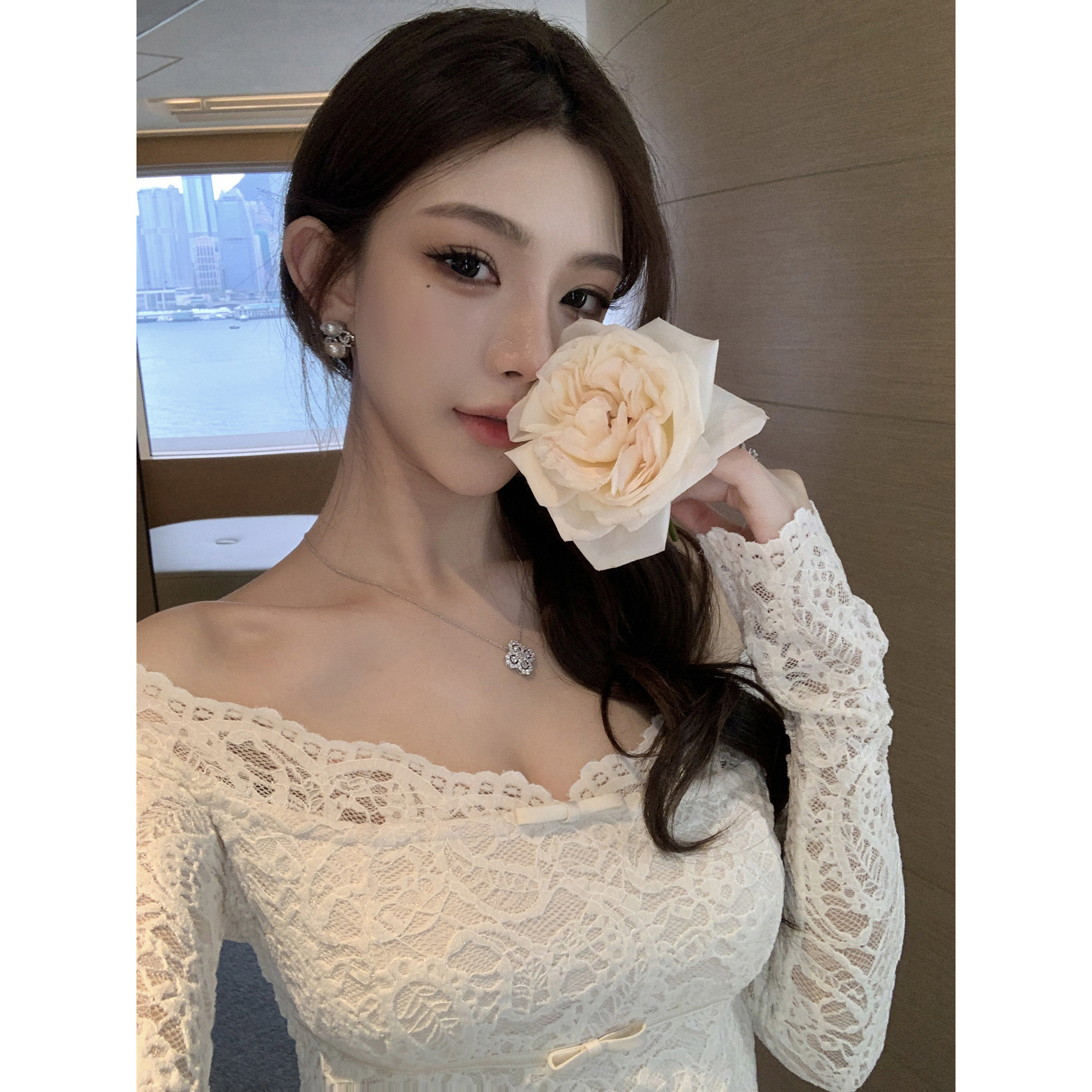 Momoshero【les娇娇百莉】超嗲纯欲感——“露肩系列”一字肩上衣