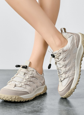 四季超轻便柔软运动休闲鞋情侣男女款户外登山徒步鞋低帮百搭透气