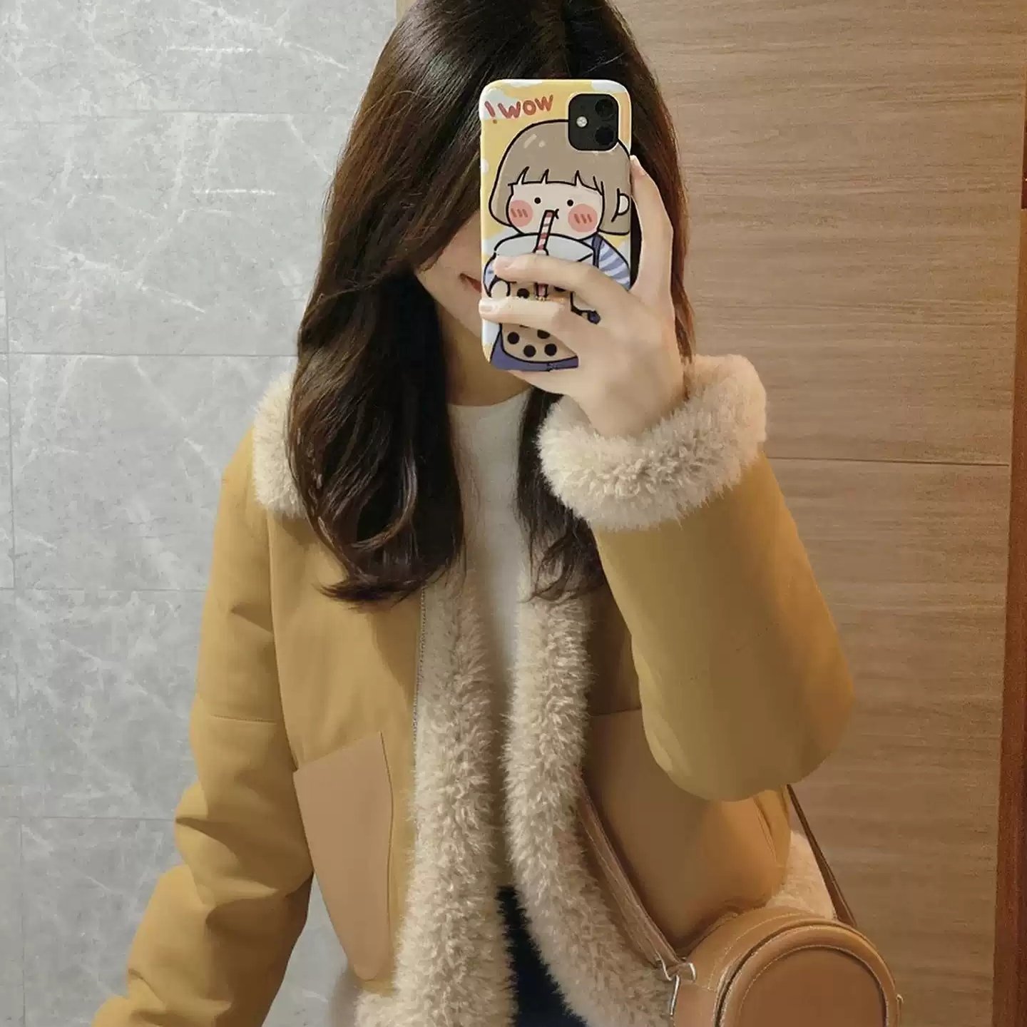 2025新款爆款皮毛一体卡其色小香风短款加绒加厚羊羔毛外套女冬季,女装/女士精品,短外套,淘宝优惠券,粉丝福利购,淘宝优惠卷