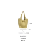 Небольшая сумка, модная портативная корзина, мягкая сумка на одно плечо, в корейском стиле