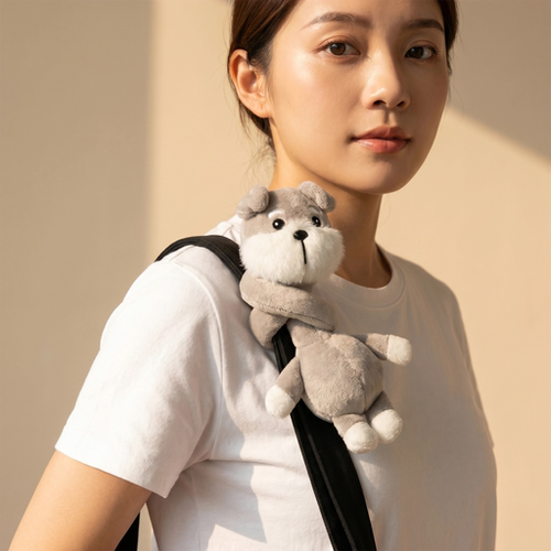 个性搞怪长脖子动物包挂件
