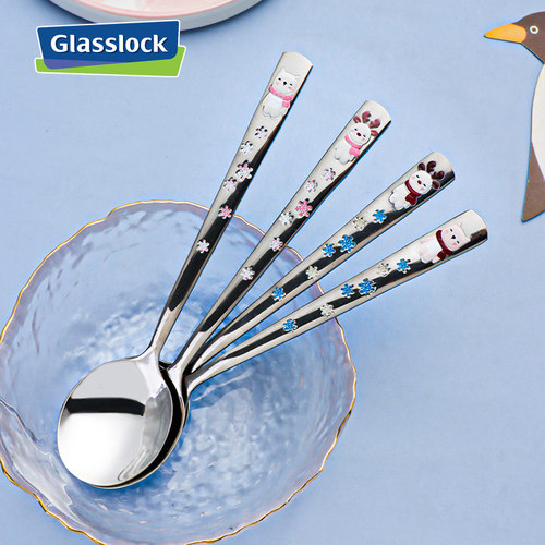 GLASSLOCK韩式调羹可爱卡通勺子