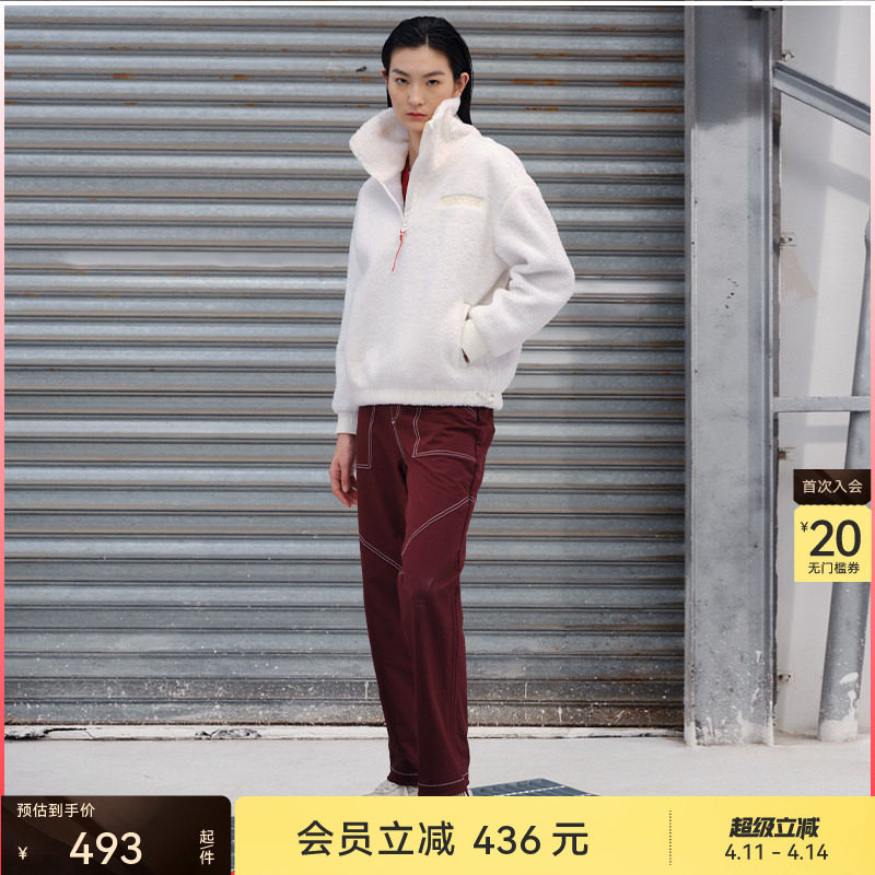 粒子狂热 | 运动卫衣秋冬男女仿羊羔绒户外休闲外套03327