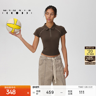 粒子狂热女春夏POLOT恤衫