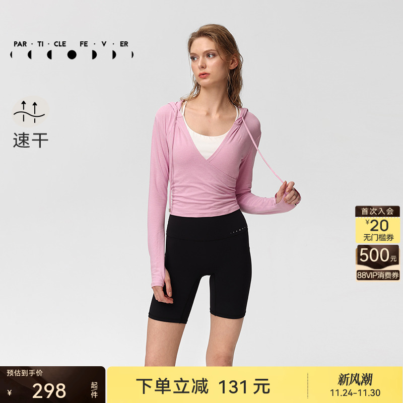 粒子狂热运动长袖春秋女修身