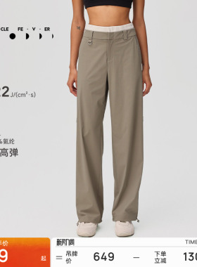 【户外工装裤】运动长裤女宽松休闲直筒长裤PT077 | 粒子狂热
