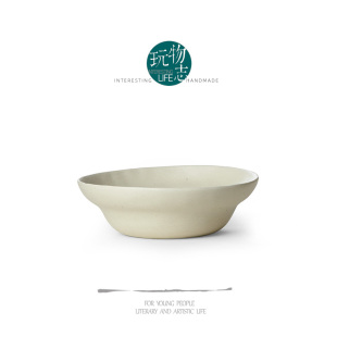 玩物志糯米瓷肚肚碗白陶哑光汤菜碗水果沙拉碗汤面碗中式 烧菜碗