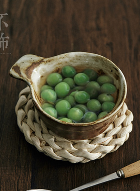 玩物志《日系料碟合集》粗陶小碟子蘸料碟点心果子碟茶碟凉菜味碟