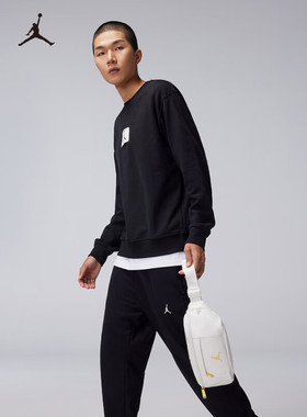 Nike Air Jordan耐克 儿童腰包新款斜挎包成人青少年运动胸包