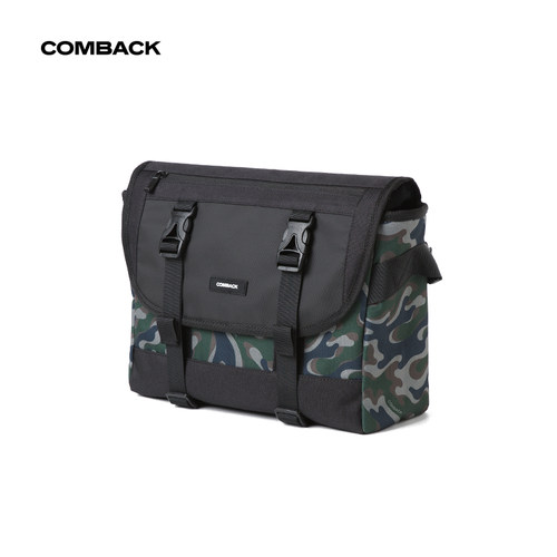 COMBACK迷彩印花邮差包