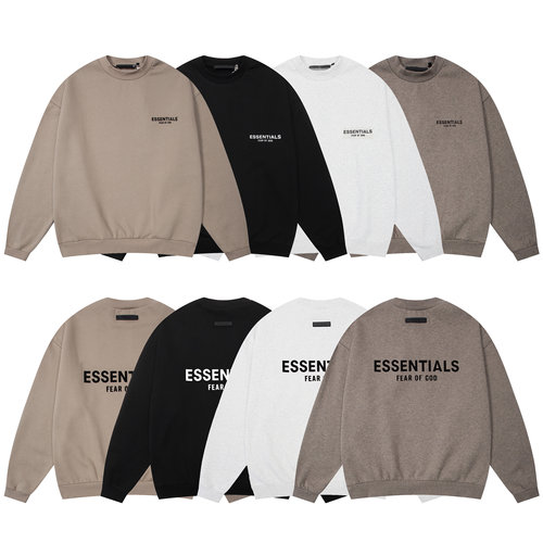 FOG ESSENTIALS美式潮牌字母印花FEAR OF GOD宽松INS纯棉加绒卫衣