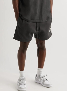 FOG ESSENTIALS数字1977印花ins美式潮牌高街男纯棉抽绳休闲短裤