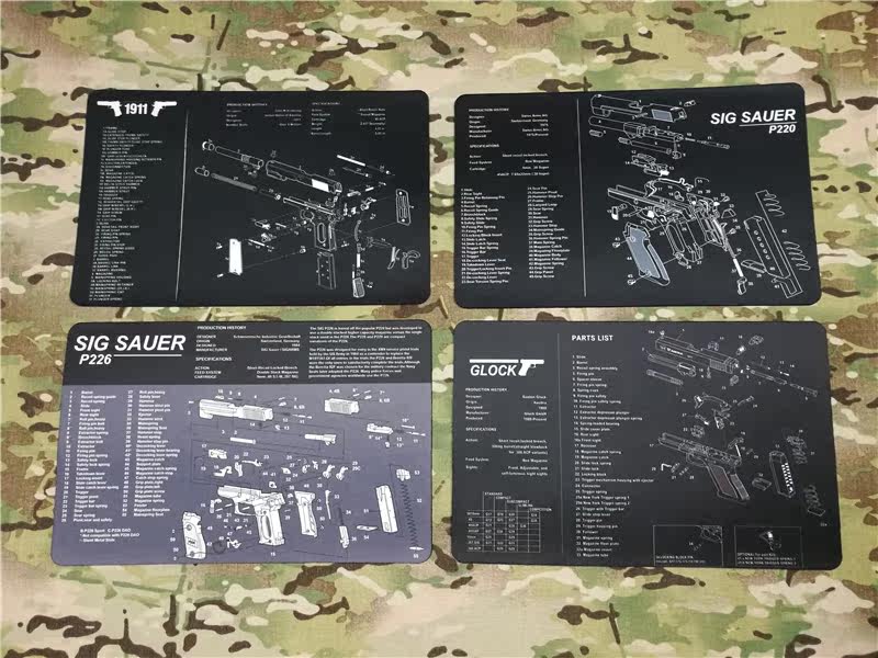 军迷必入款 户外工具垫键盘垫GLOCK17 M9 USP拆解图解垫橡胶 多款|msdalam kategori luar/Mountaineer/Camping/Aksesori perjalanan, peralatan sukan luar khas, air Boat, lain - dari Buy2taobao.com untuk memberikan perkhidmatan ejen Taobao profesional membeli