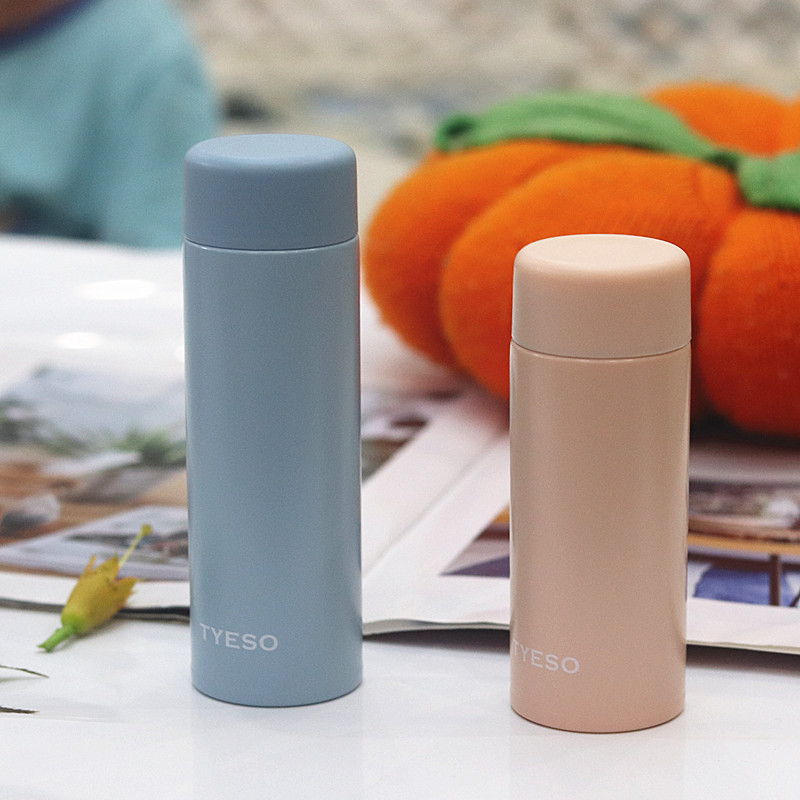 小容量保温杯超小120ml迷你可爱少女学生韩版清新简约便携水杯子