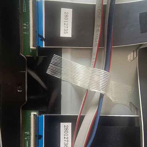 康佳电视机LED55R1 LED55RI屏线排线28012735 28012736
