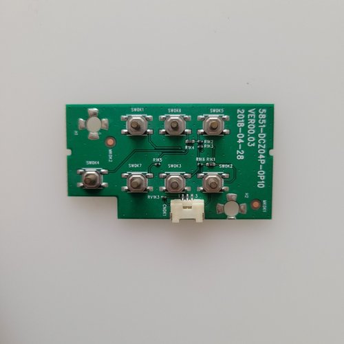 PPTV 50VU4 43C4 43VF4 PTV-32V4按键板5851-DCZ04P-0P10