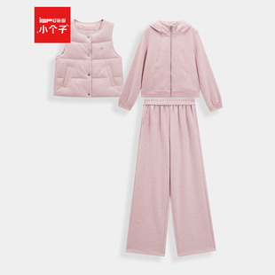 2025秋冬新款 小个子专属 韩版 时尚 IEF 休闲风上下套裤 爱依服