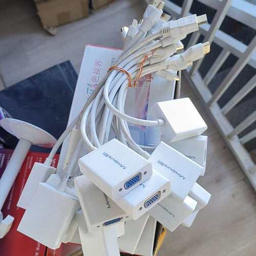 议价Mindpure禄讯高清HDMI转VGA转接头，白色，批量处