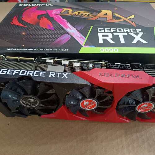 议价七彩虹 战斧RTX3090 24G 原码原盒 数量8片（维修）
