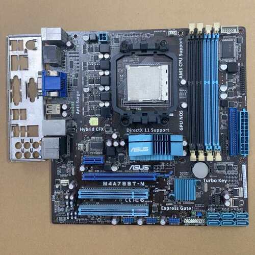议价Asus/华硕M4A785T-M主板AM3接口支持DDR3代（维修）