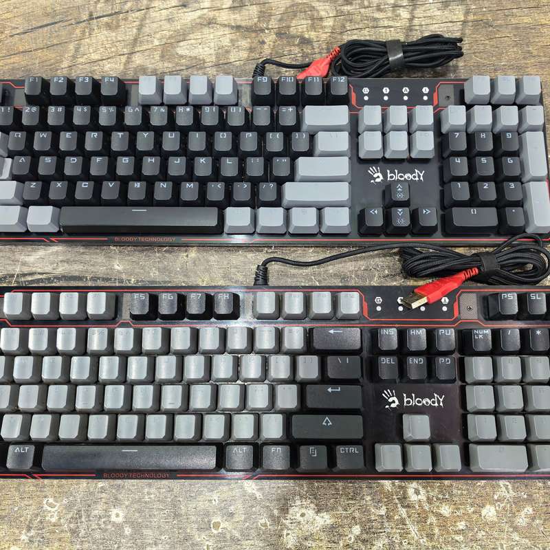 议价飞燕血手网咖光轴机械电竞键盘 双飞燕F-200Q 数量1（维修）图片