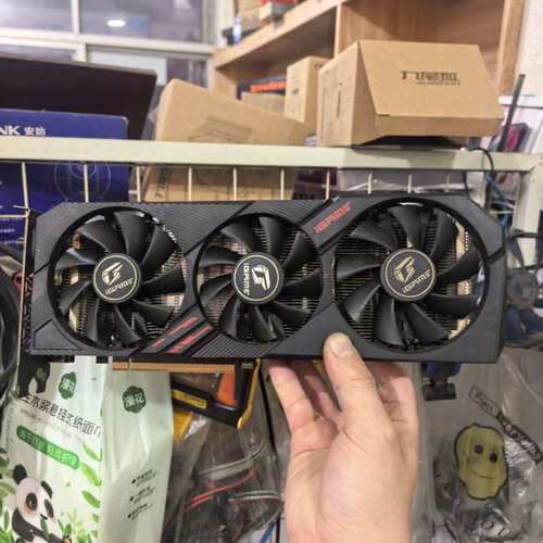 议价七彩虹iGame RTX2060 6G显卡 拆机件 三风扇散（维修）