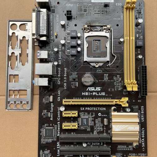 议价华硕H81-PLUS主板豪华大板，DDR3接口，支持LGA1（维修）