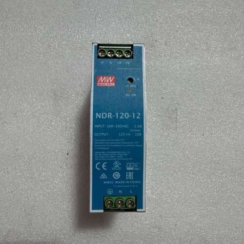 议价MEAN WELL原装拆机电源 NDR-120-12，12V（维修）