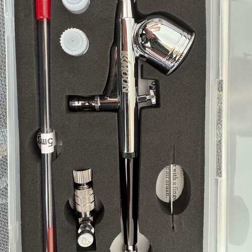 议价优速达USTAR T100喷笔套装，0.3mm口径，全新，配（维修）