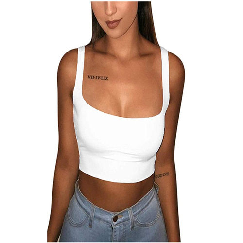 Slim Fit Sleeveless Casual Stretch Tank Top 无袖休闲弹力背心