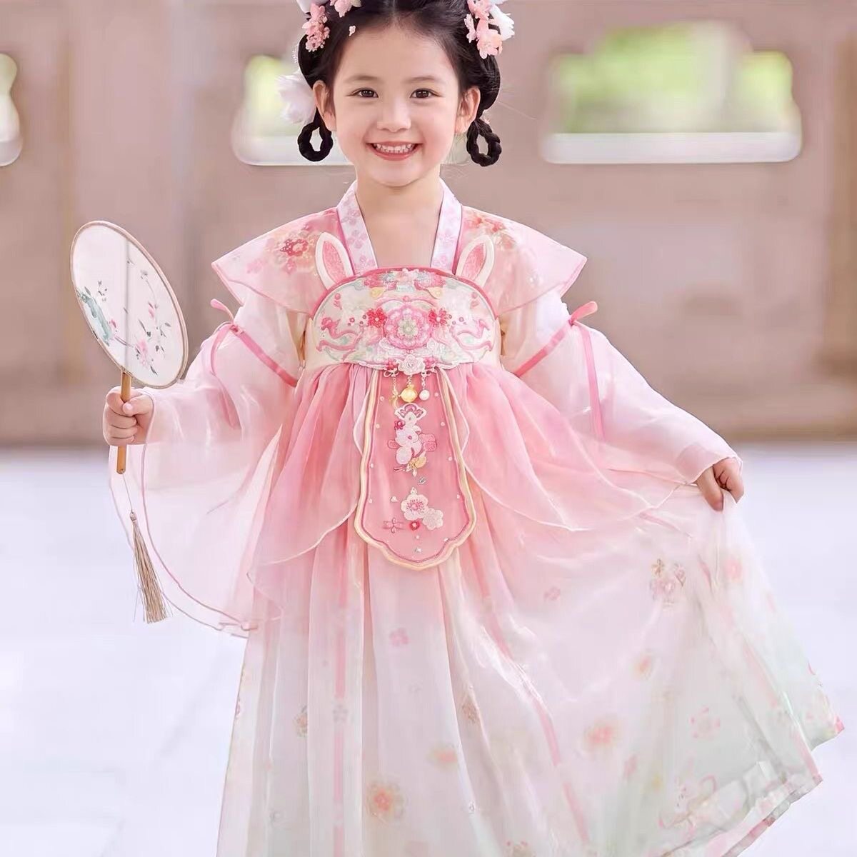 2026汉服女童春秋新款儿童古汉服